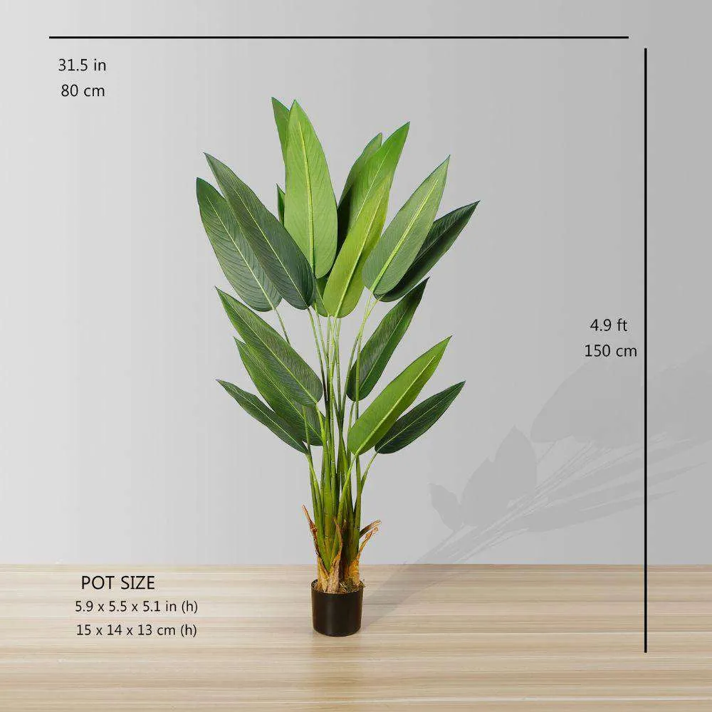 Pianta in vaso di canna artificiale (dimensioni multiple)