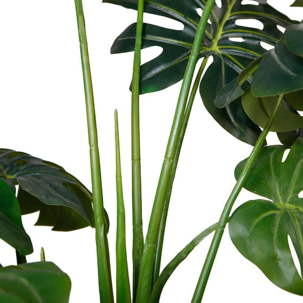 Pianta in vaso Monstera artificiale ambra 45