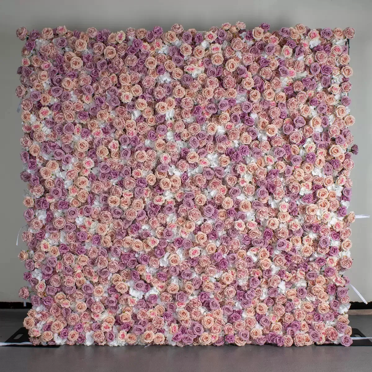 Tessuto da parete di fiori Ybliouke Rolling Up Tenda Floral Backdrop Wedding Party Proposta Decor