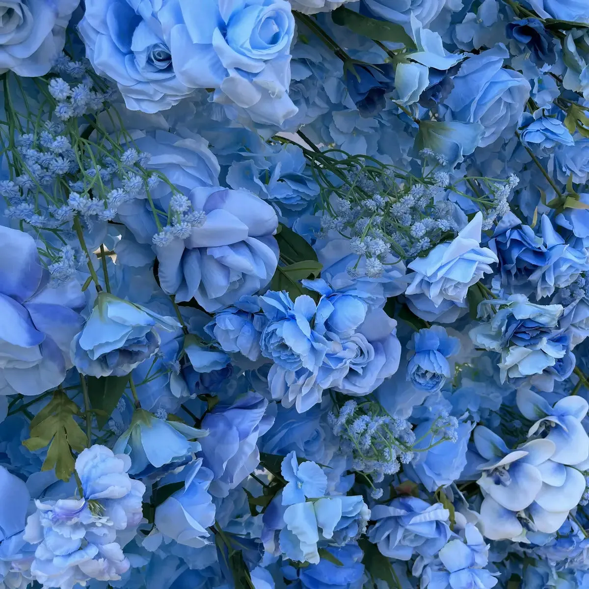 Tessuto da parete di fiori Ybliouke Rolling Up Tenda Floral Backdrop Wedding Party Proposta Decor