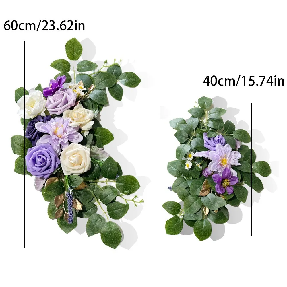 Sign Flower Purple & Green