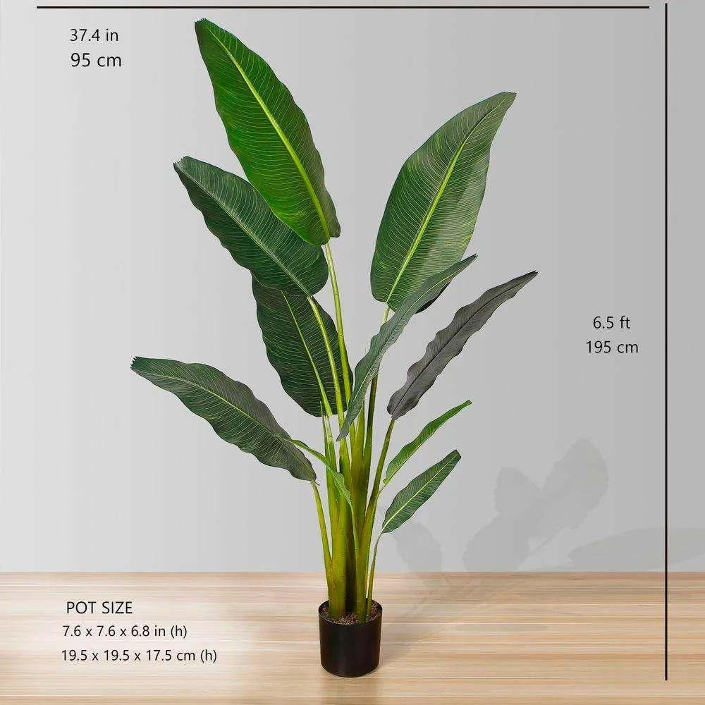 Viaggiatori artificiali Palm Palm Picked Plant