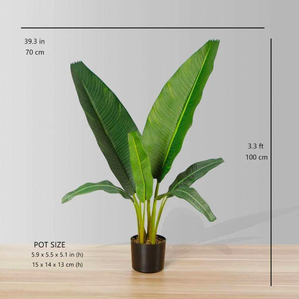 Viaggiatori artificiali Palm Palm Picked Plant