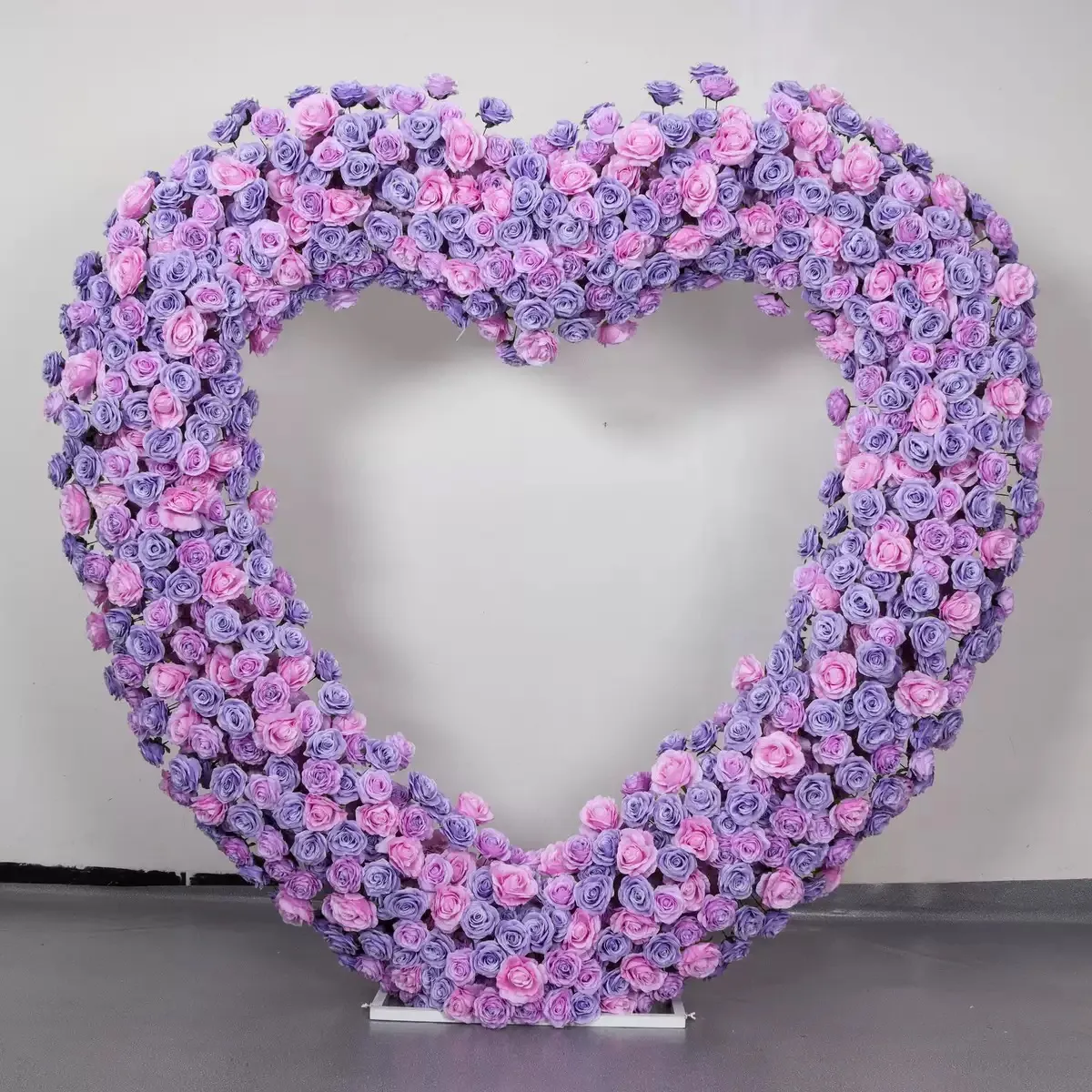 Ybliouke a forma di cuore a forma di arco floreale set proposta di arredamento per feste di nozze