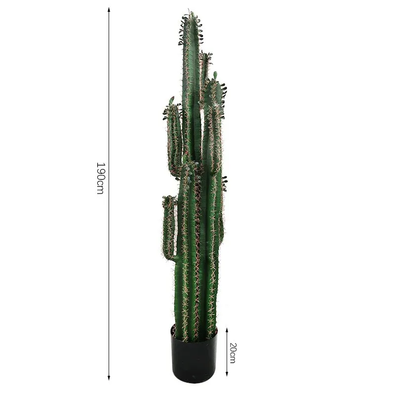 Pianta in vaso di cactus artificiale
