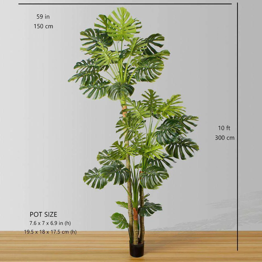 Pianta in vaso di monstera artificiali senior (dimensioni multiple）
