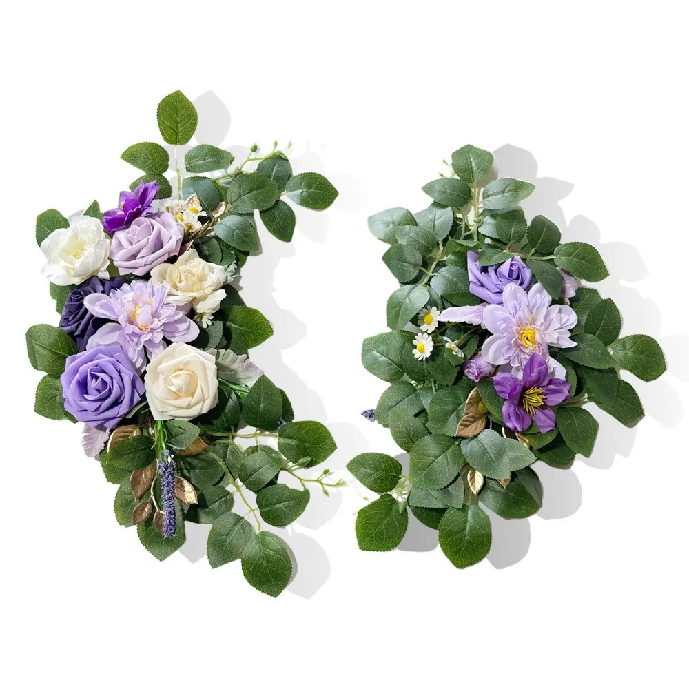 Sign Flower Purple & Green