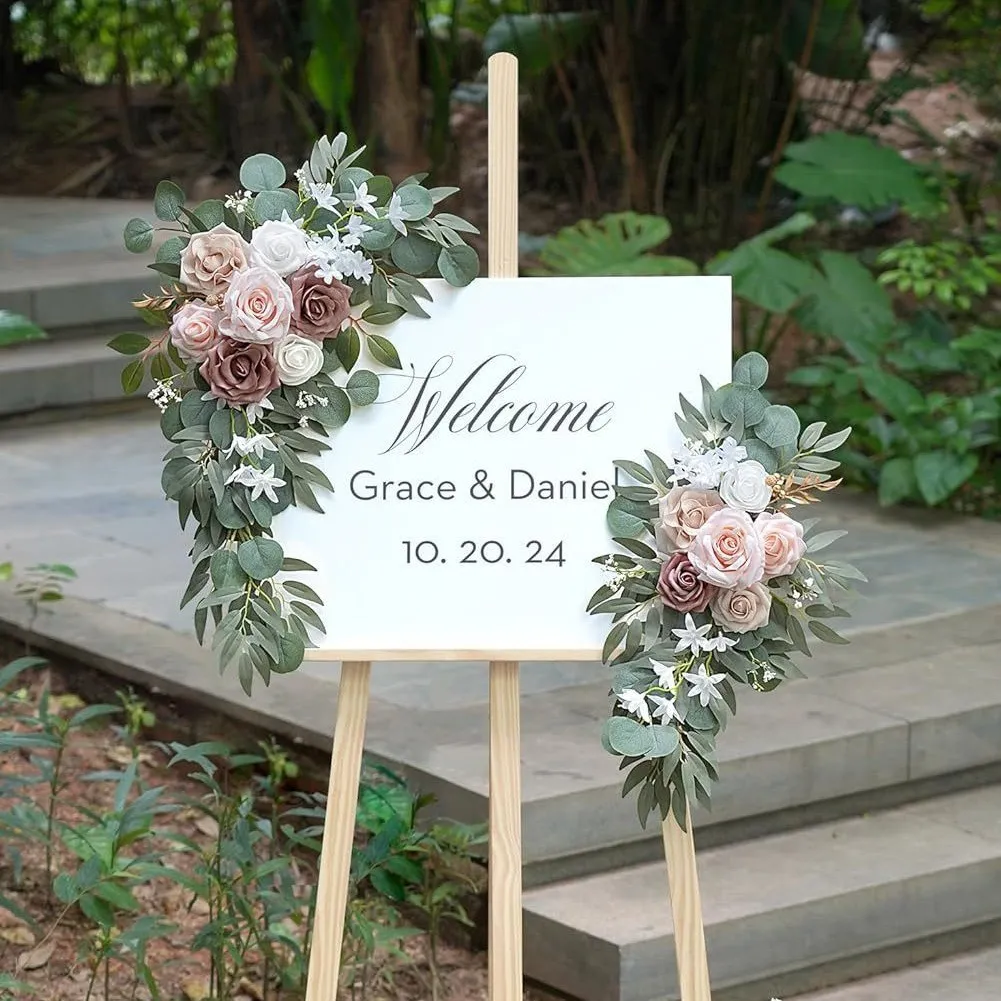 Segno senior fiore grigio rosa