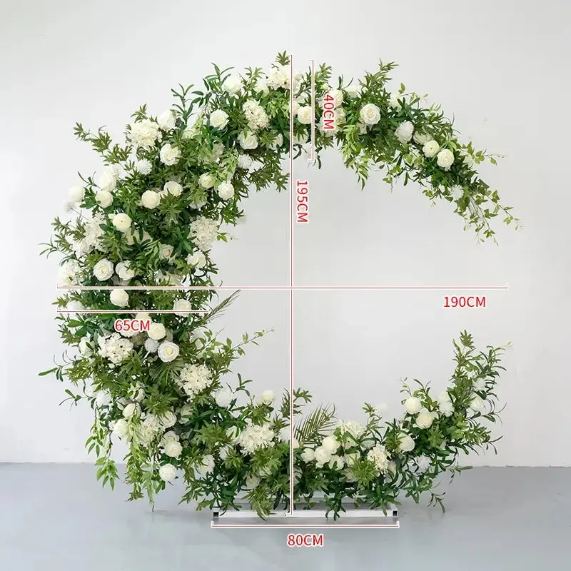 Arco di fiori di luna set per arredamento della proposta di festa di nozze
