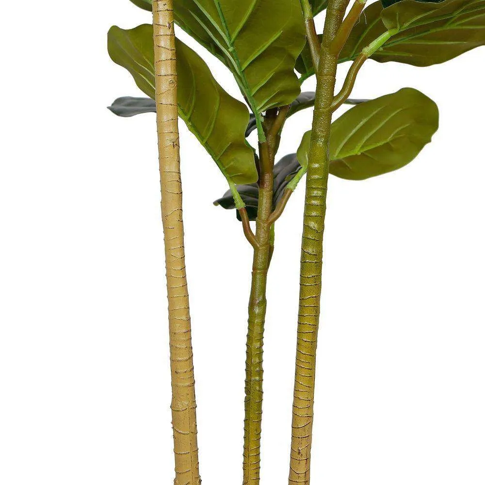 Pianta in vaso di foglia di violino artificiale Lyrata (dimensioni multiple)