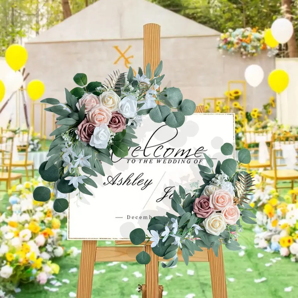 Sign Flower Grey Rosa