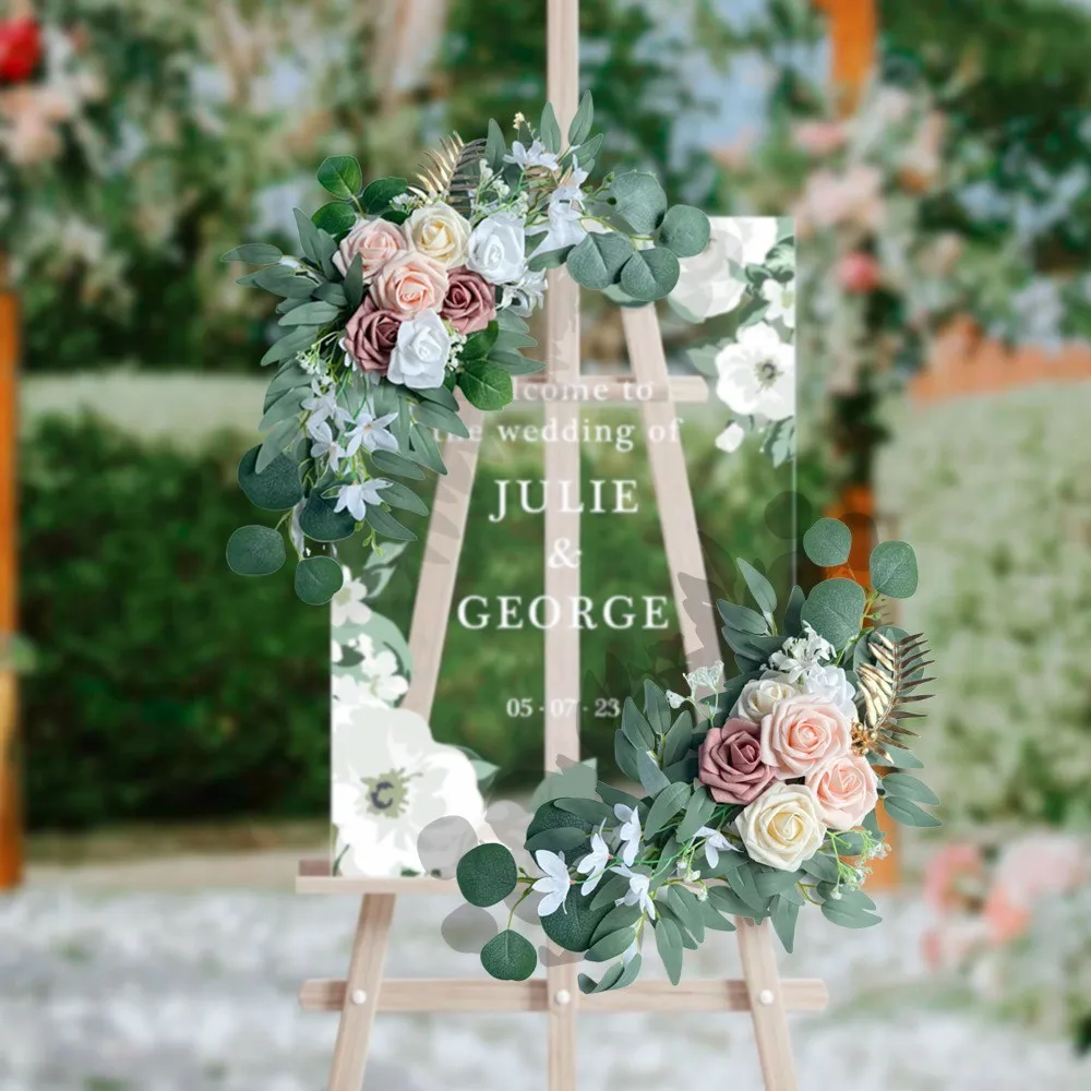 Sign Flower Grey Rosa