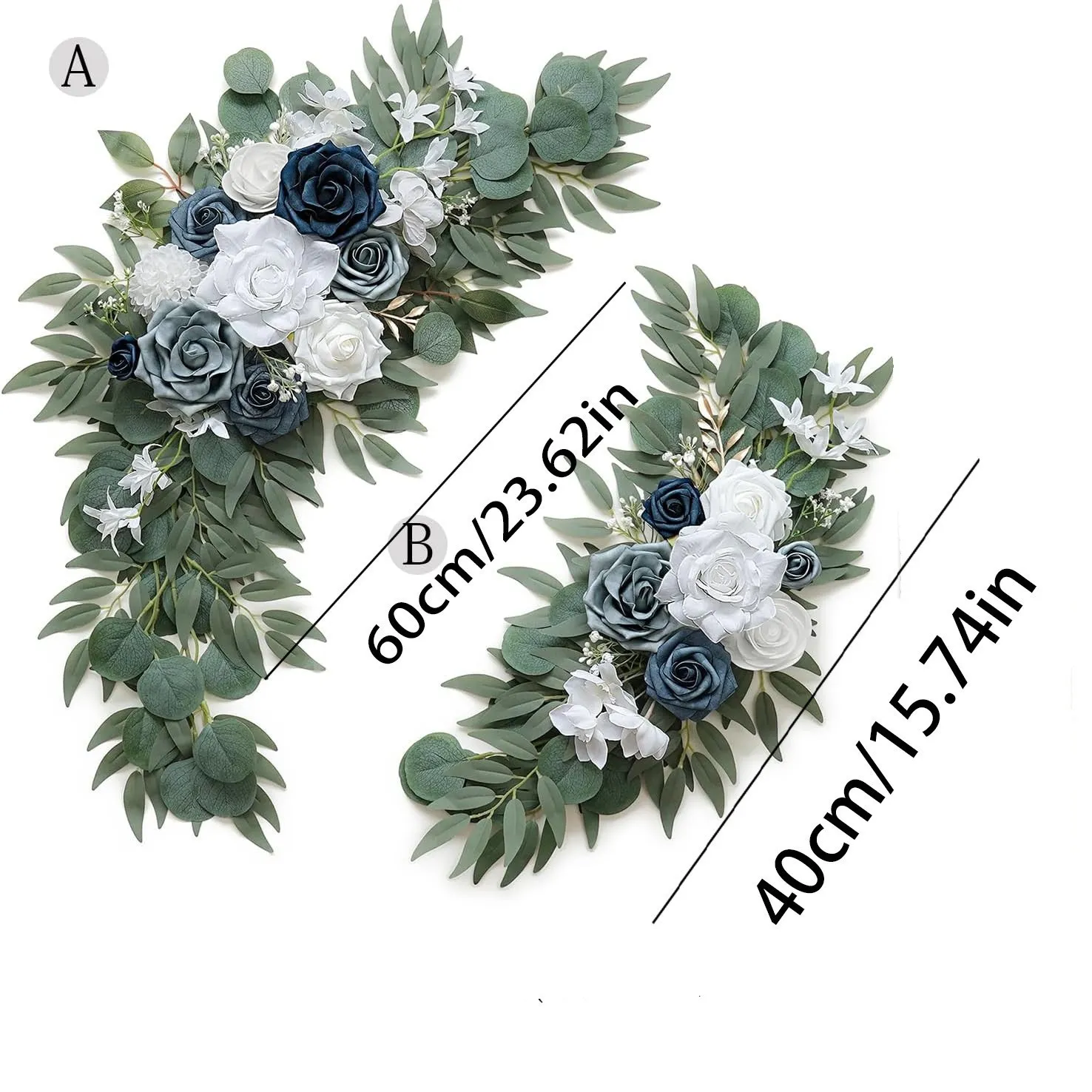 Segno senior fiore scuro blu