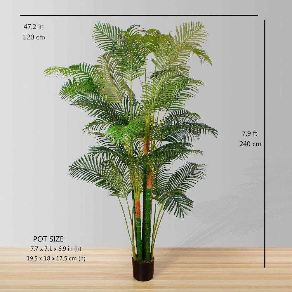Pianta in vaso di palme artificiale delle Hawaii