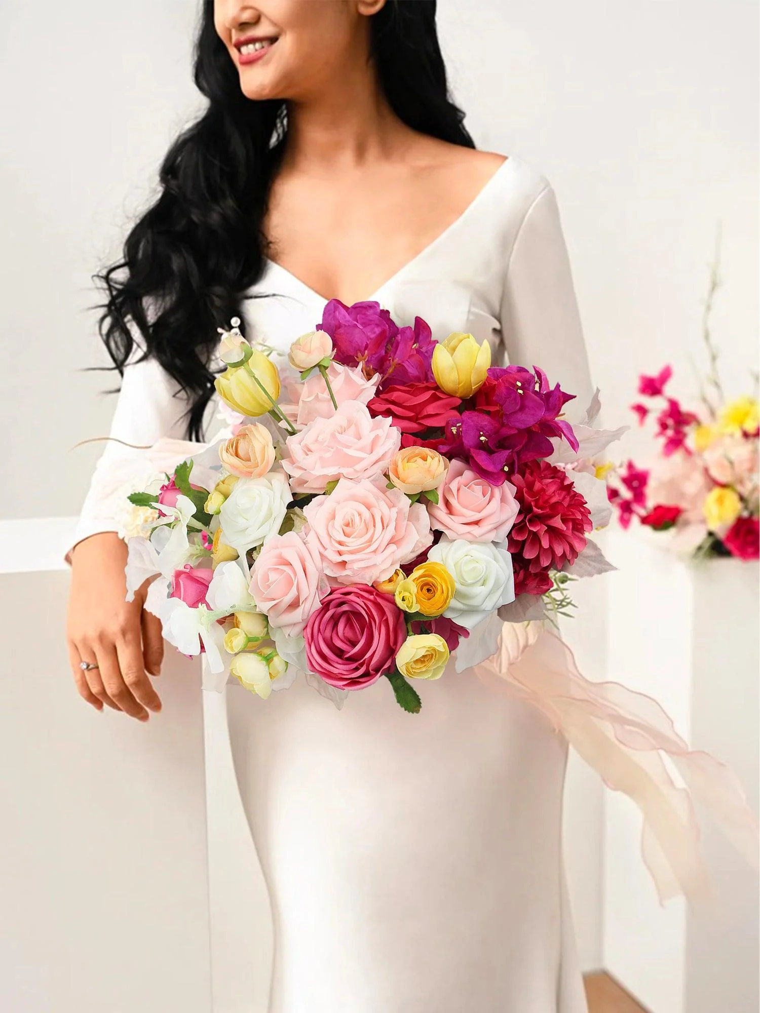 Bouquet in stile hawaiano