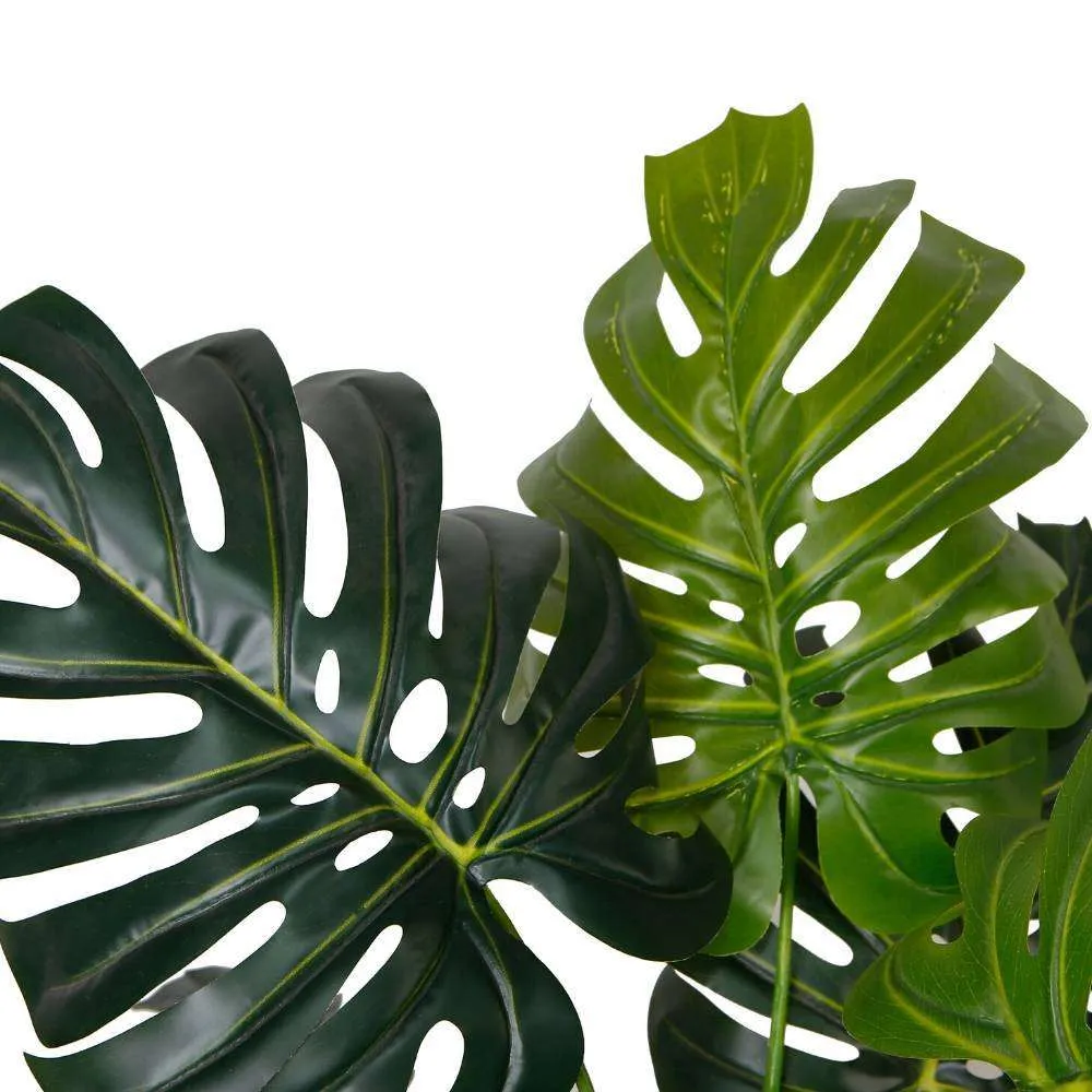 Pianta in vaso Monstera artificiale ambra 45