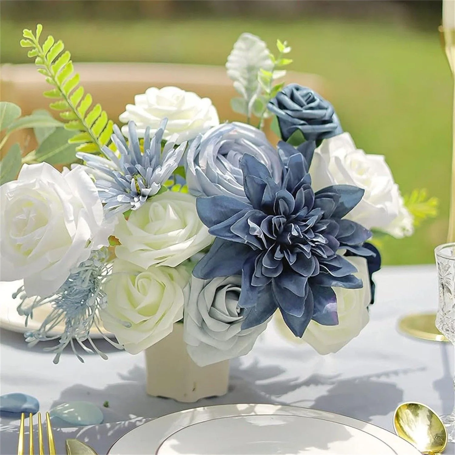 bianco e blu
