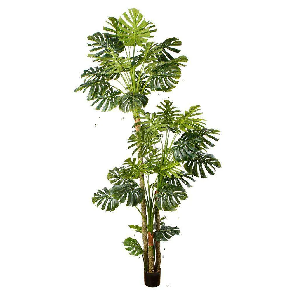 Pianta in vaso di monstera artificiali senior (dimensioni multiple）